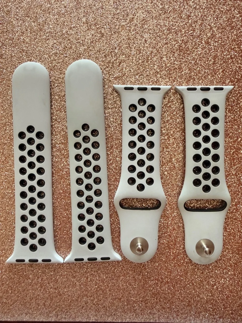 TWO Nike Silicone Sport Watch Bands - S/M